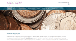 Desktop Screenshot of ibeatdebt.com
